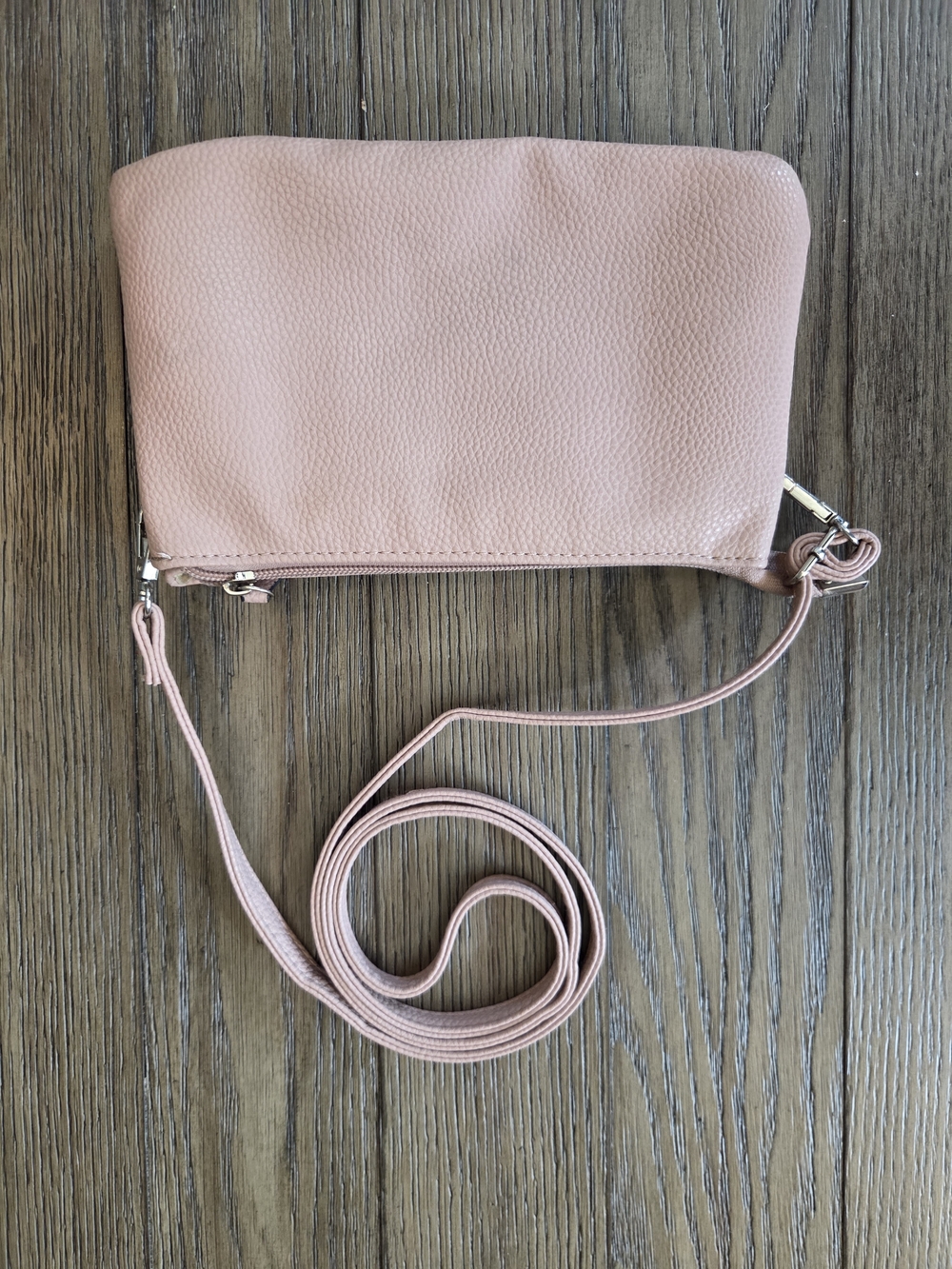 Caracol Multi-compartment Cross Body Bag in Blush Pink - Picture 4 of 9